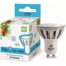 Лампа LED-JCDR-standart 7.5Вт 160-260В GU5.3 3000K 675Лм ASD