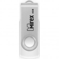 Флешка Mirex 4Gb Swivel USB 2.0 белый