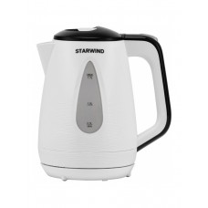 Чайник электрический Starwind SKP3213 1.7л. 2200Вт белый/черный