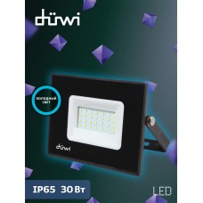 Прожектор светодиодный duwi eco, 30 Вт, 6500 К, 2400 Лм, IP65 4390882