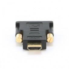 Переходник HDMI-DVI Cablexpert A-HDMI-DVI-1, 19M/19M, золотые разъемы, пакет