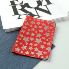 Обложка для паспорта Звёзды, цвет красный/серебристый 3685595